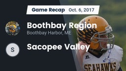 Recap: Boothbay Region  vs. Sacopee Valley 2017