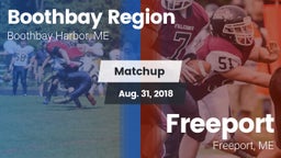 Matchup: Boothbay vs. Freeport  2018