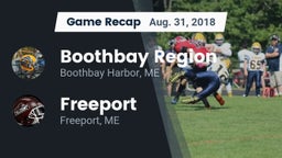 Recap: Boothbay Region  vs. Freeport  2018