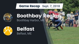 Recap: Boothbay Region  vs. Belfast   2018