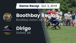 Recap: Boothbay Region  vs. Dirigo  2018