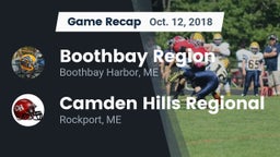 Recap: Boothbay Region  vs. Camden Hills Regional  2018