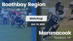 Matchup: Boothbay vs. Maranacook  2018