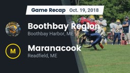 Recap: Boothbay Region  vs. Maranacook  2018