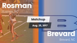 Matchup: Rosman vs. Brevard  2017
