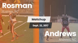 Matchup: Rosman vs. Andrews  2017