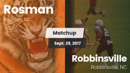 Matchup: Rosman vs. Robbinsville  2017