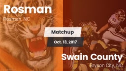 Matchup: Rosman vs. Swain County  2017