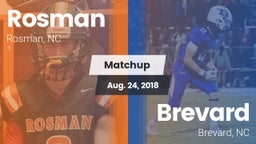 Matchup: Rosman vs. Brevard  2018