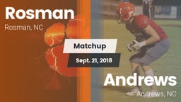 Matchup: Rosman vs. Andrews  2018