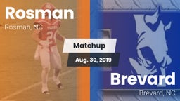 Matchup: Rosman vs. Brevard  2019