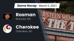 Recap: Rosman  vs. Cherokee  2021