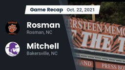 Recap: Rosman  vs. Mitchell  2021