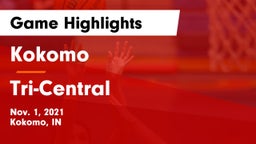 Kokomo  vs Tri-Central  Game Highlights - Nov. 1, 2021