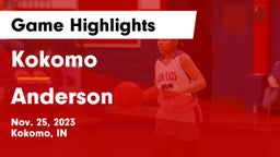 Kokomo  vs Anderson  Game Highlights - Nov. 25, 2023