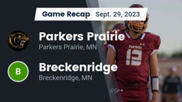 Recap: Parkers Prairie  vs. Breckenridge  2023