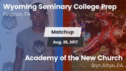 Matchup: Wyoming Seminary Col vs. Academy of the New Church  2017