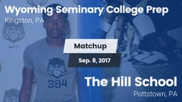 Matchup: Wyoming Seminary Col vs. The Hill School 2017