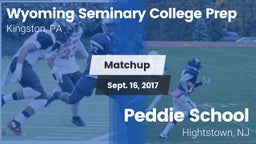 Matchup: Wyoming Seminary Col vs. Peddie School 2017