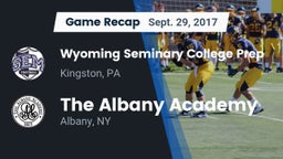 Recap: Wyoming Seminary College Prep  vs. The Albany Academy 2017
