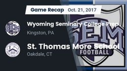 Recap: Wyoming Seminary College Prep  vs. St. Thomas More School 2017