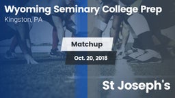 Matchup: Wyoming Seminary Col vs. St Joseph's 2018