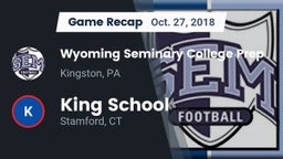 Recap: Wyoming Seminary College Prep  vs. King School 2018