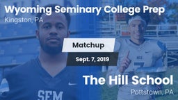 Matchup: Wyoming Seminary Col vs. The Hill School 2019