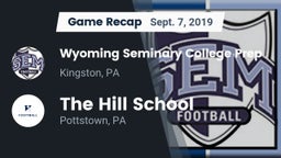 Recap: Wyoming Seminary College Prep  vs. The Hill School 2019