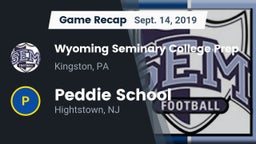 Recap: Wyoming Seminary College Prep  vs. Peddie School 2019