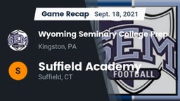 Recap: Wyoming Seminary College Prep  vs. Suffield Academy 2021