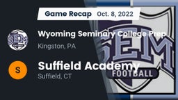 Recap: Wyoming Seminary College Prep  vs. Suffield Academy 2022