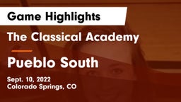 The Classical Academy  vs Pueblo South  Game Highlights - Sept. 10, 2022