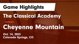 The Classical Academy  vs Cheyenne Mountain  Game Highlights - Oct. 14, 2023