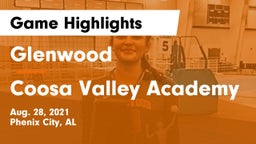 Glenwood  vs Coosa Valley Academy Game Highlights - Aug. 28, 2021