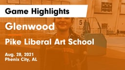 Glenwood  vs Pike Liberal Art School Game Highlights - Aug. 28, 2021