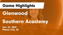 Glenwood  vs Southern Academy Game Highlights - Oct. 23, 2023