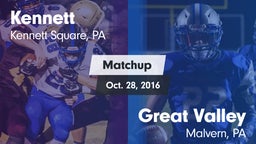 Matchup: Kennett vs. Great Valley  2016