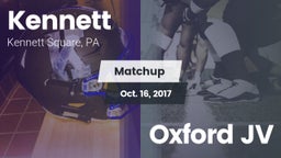Matchup: Kennett vs. Oxford JV 2017
