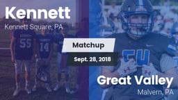 Matchup: Kennett vs. Great Valley  2018