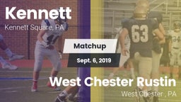 Matchup: Kennett vs. West Chester Rustin  2019
