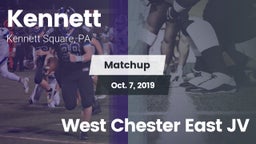 Matchup: Kennett vs. West Chester East JV 2019