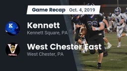 Recap: Kennett  vs. West Chester East  2019