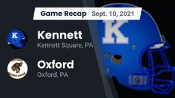 Recap: Kennett  vs. Oxford  2021