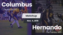 Matchup: Columbus vs. Hernando  2016