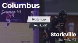 Matchup: Columbus vs. Starkville  2017