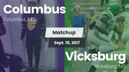 Matchup: Columbus vs. Vicksburg  2017