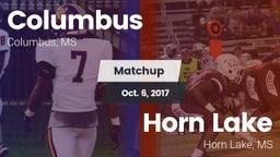 Matchup: Columbus vs. Horn Lake  2017