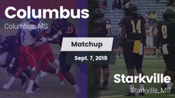 Matchup: Columbus vs. Starkville  2018
