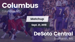 Matchup: Columbus vs. DeSoto Central  2018